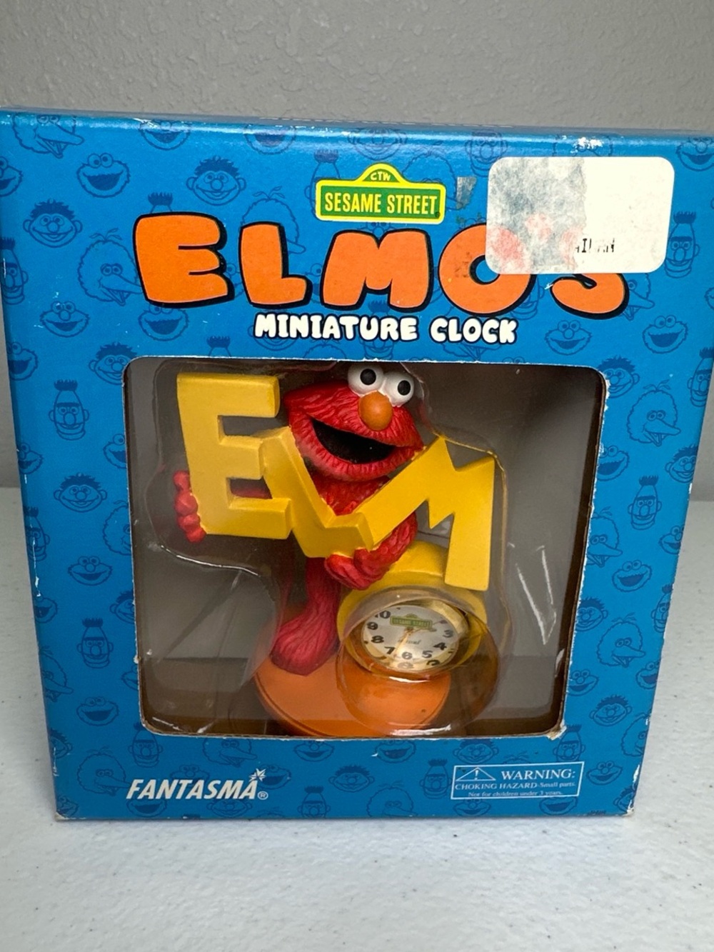 Sesame Street Elmo Miniature Clock - Red and Yellow